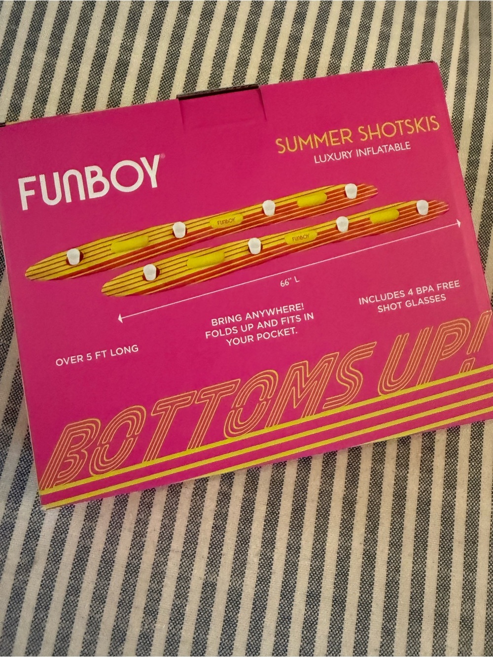 Funboy Summer Shotskis Inflatable in Pink